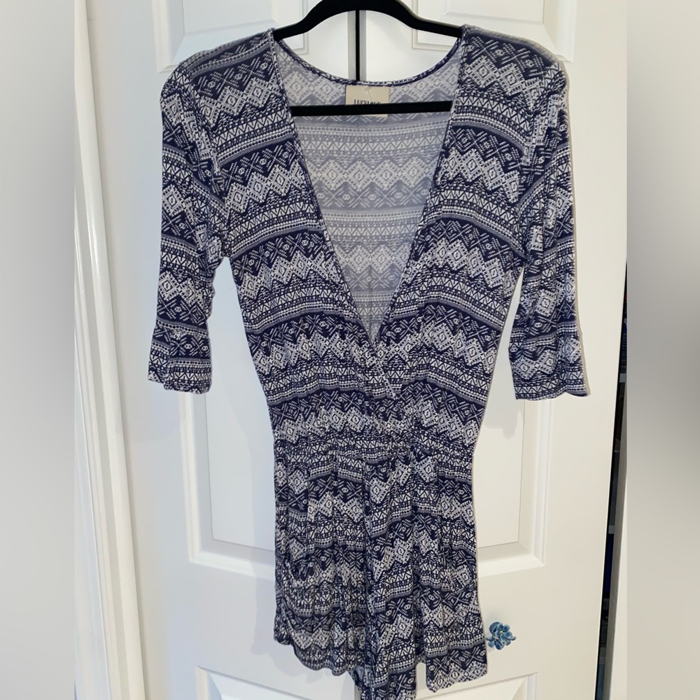 Lucy Love Nantucket Printed Romper